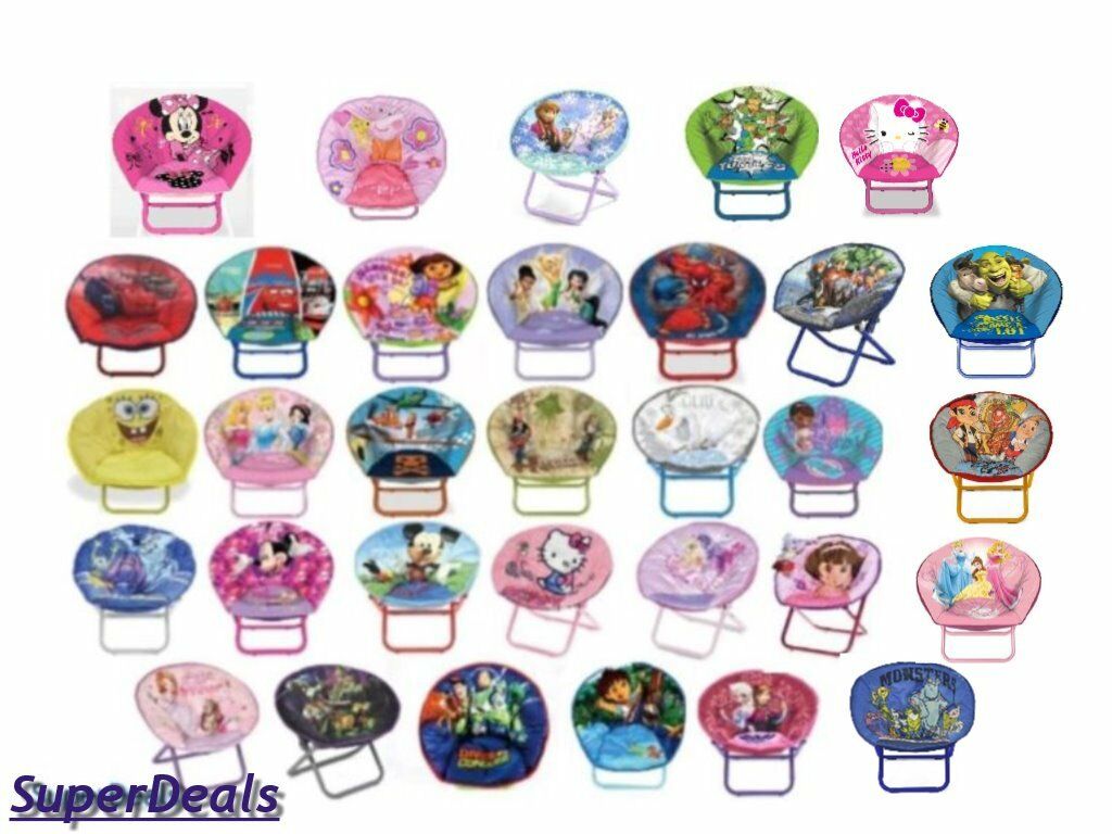 Disney And Nickelodeon Character Kids Mini Saucer Chair - Toddler Seating