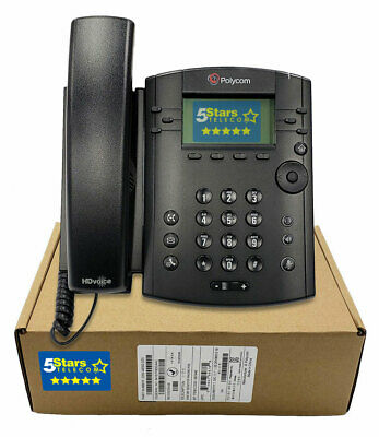 Polycom Vvx 301 Ip Phone Sip Poe (2200-48300-025) - Brand New, 1 Year Warranty