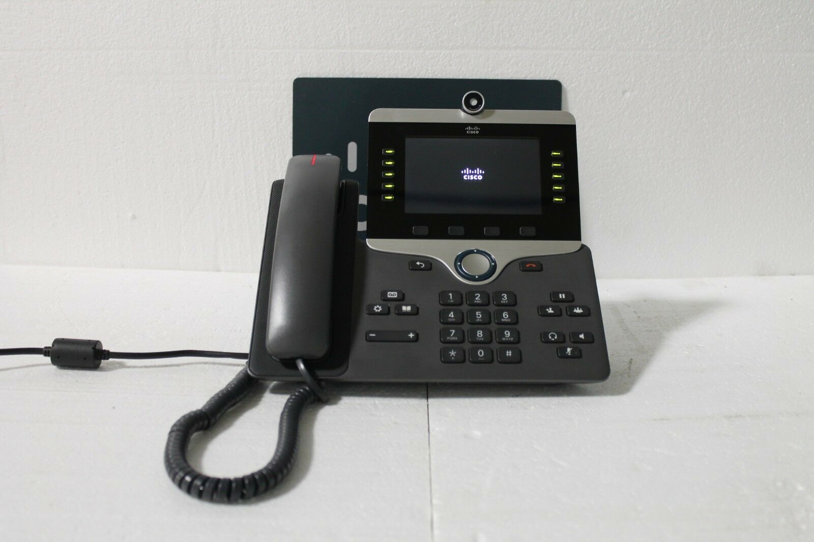 Cisco 8800 Ser. Cp-8865-k9 Unified Ip Endpoint Voip Video Phone W Camera & Stand