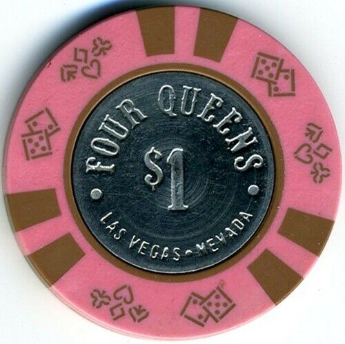 Four Queens Casino $1 Chip, Las Vegas, Nv F3744