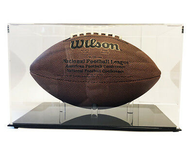 Ultra Max High Clarity Pro Deluxe Premium Football Display Case - Max Uv