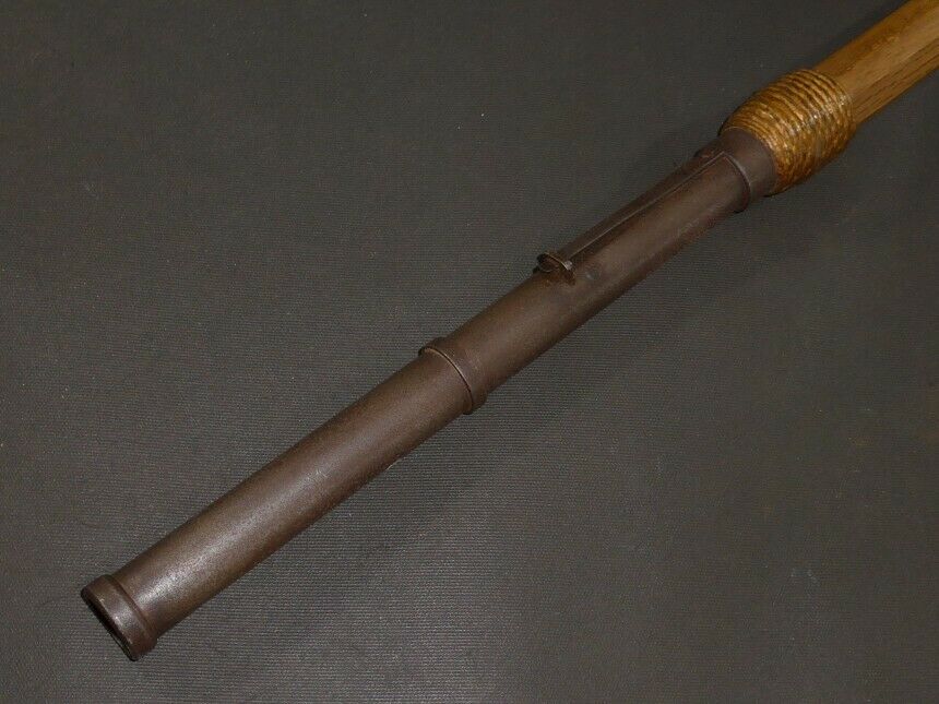 Rare Shikomi Yari (spear) W/pole : Edo : 53.7 × 4.9 " 740g